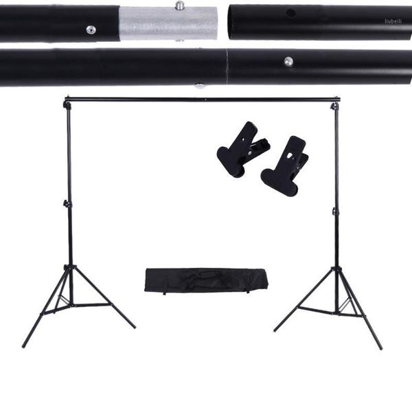 

andoer p studio background stand support system adjustable backdrop crossbar kit with two clamps for studio 200 * 300cm1
