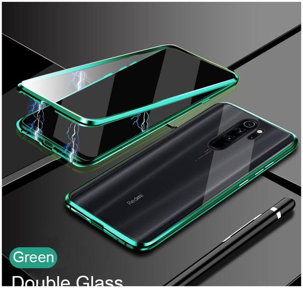 

double sided glass magnetic case for xiaomi redmi note 9 pro 9s 8 7 pro redmi 8 9 9a k2 bbyilm