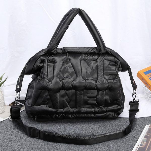 

new style space cotton air bag for autumn and winter. single shoulder down feather female bag