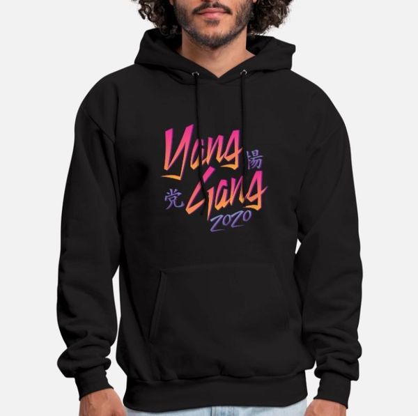 

yang gang 2020 hoodie support yang for president in 20201, Black