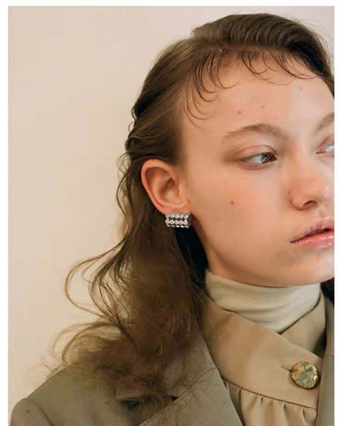 

country new fashion roller crystal earrings special-interest design european and american exaggerated and personalized street szircon su, Golden