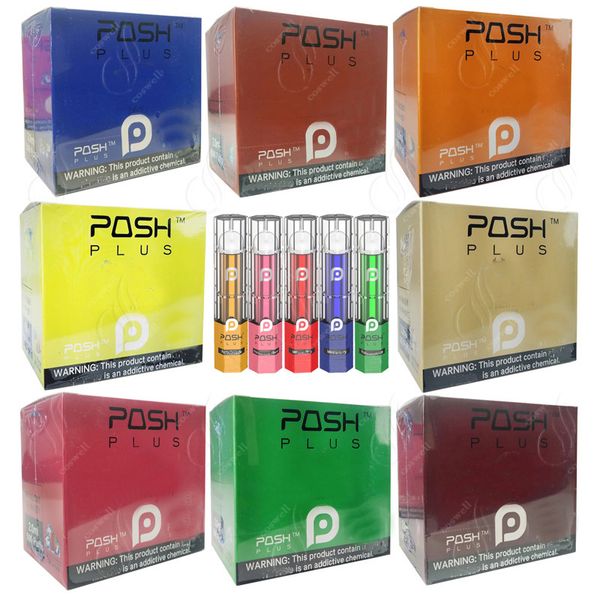 

Newest POSH PLUS Disposable Device Kit Vape Pen 280mAh 2.0ml 500Puffs Prefilled Pods Cartridges Starter Kits Disposable Portable ecigs Vapor