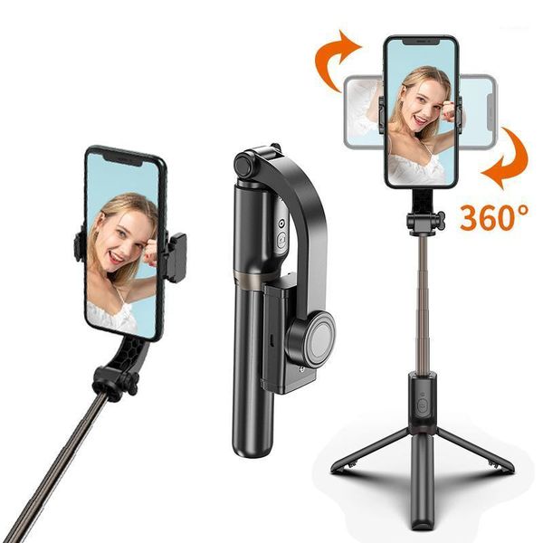 

vk 3-axis gimbal stabilizer camera stabilizer shandheld selfie stick tripod for smartphone connection bluetooth1