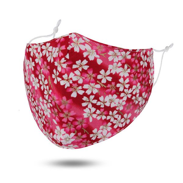 

floral foldable breathable print in mouth stock reusable flower masks face housekeeping mask 18 styles