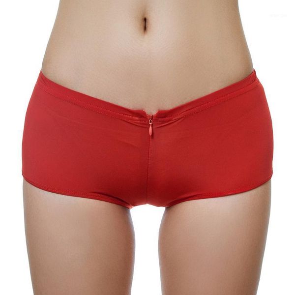 

women panties new fashion women lingerie zipper briefs underwear panties thongs knick low waist exotic lingerie solid1, Black;pink