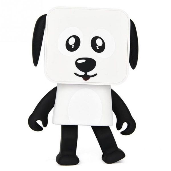 

new wireless swing dog bluetooth speaker stereo bass portable loudspeaker box small dog intelligent dancing