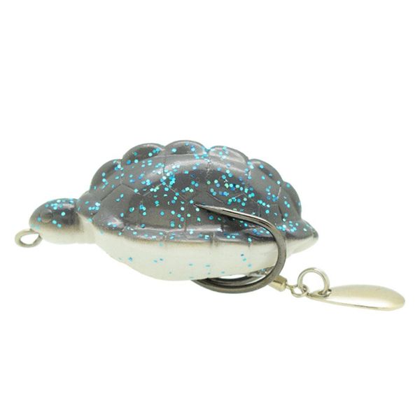 

1pcs 5.5cm 13g tortoise lures artificial soft bait with spoon sequins fishing lure soft lure treble hooks water sqcvim ppshop01