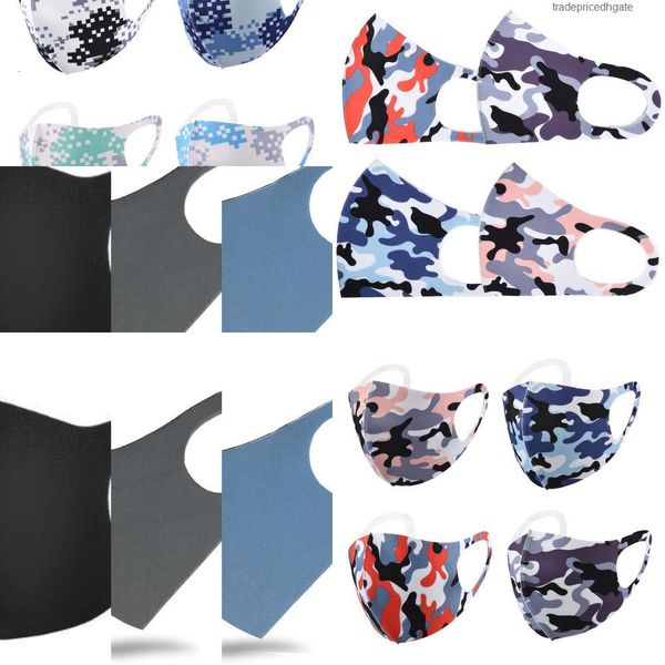 

camouflage pm2.5 anti dust cover respirator mask face dustproof washable reusable ice silk u0ah y76j