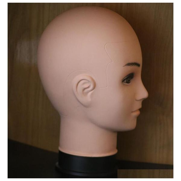 

male mannequin head hat display wig training head model sqckqm bdehair, White