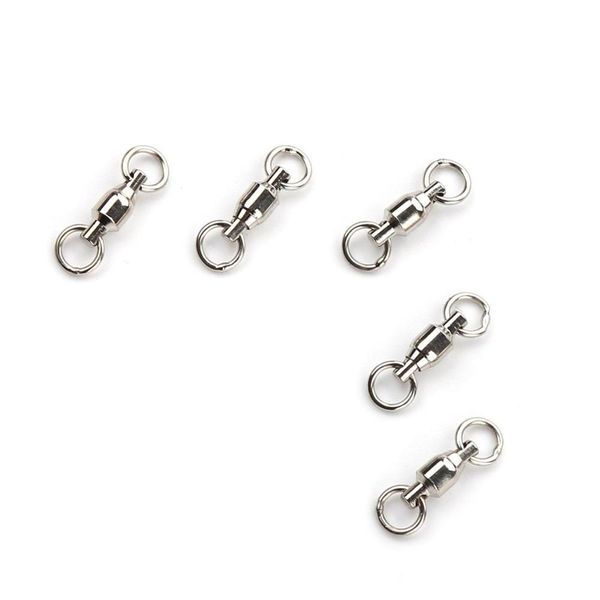 

high quanlity ball bearing swivels with split ring 0#~8# ball bearing stainless steel fishing rolling bbyhsl alice_bag