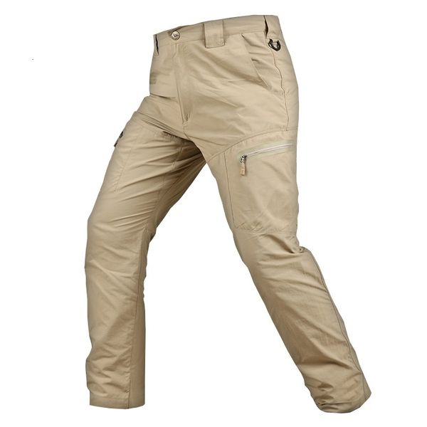 

2021 new men's will see fine tactical military-style drying army trousers light urban combat long male cargo pants 5x08, Black