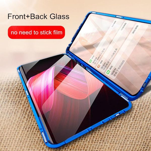 

magnetic case for samsung galaxy a21s case double sided tempered glass cover for samsung galaxy a21s a21 s a 21s case h jllauz