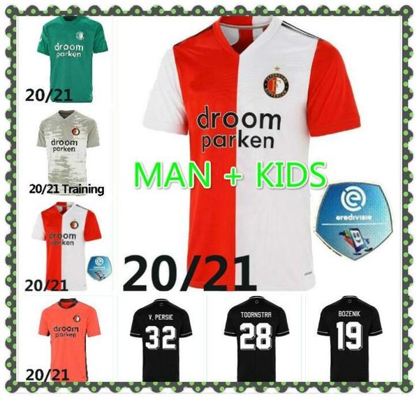 

2020 21 feyenoord soccer jersey kokcu football shirt berghuis camiseta jorgensen 2020 2021 senesi maillot foot men + kids kit uniforms, Black;yellow