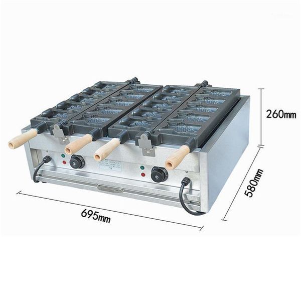 

bread makers jamielin commercial electric taiyaki fish shaped cake maker stainless steel ice cream machine baker cooker iron1