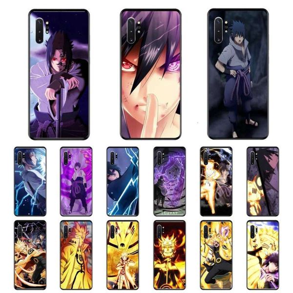 

1dwnaruto and sasuke mobile phone cover samsung a31 a70 a20e s10 e s20 + note 9 20