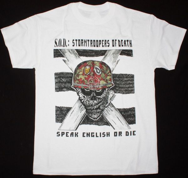 

s.o.d. stormtroopers of death anthrax m.o.d. mosh thrash white new t-shirt cotton tee shirt homme customized sport hooded sweatshirt hoodie
