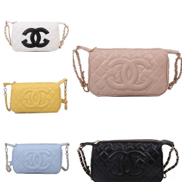 

bd08h плечо женщины 2020 новая мода чистого универсальной цепного однобортного модного посланник ins мода плечо небольшого квадратный мешок