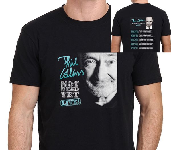 

phil collins tour mens black t shirt размер: s m l xl 3xl футболки повседневная одежда марка хлопок сыпучие top tee спорта толстовка с капюш
