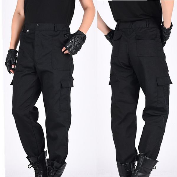 

men's black security as tactical safety pants safety pantstraining pantsmulti pocket working pantslabor protection pantsmilitary fansta, Blue