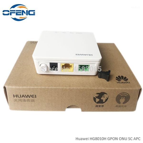 

30pcs brand new huawei hg8010h onu gpon ont 1ge port sc apc firmware optical communication equipment english software ,no box1