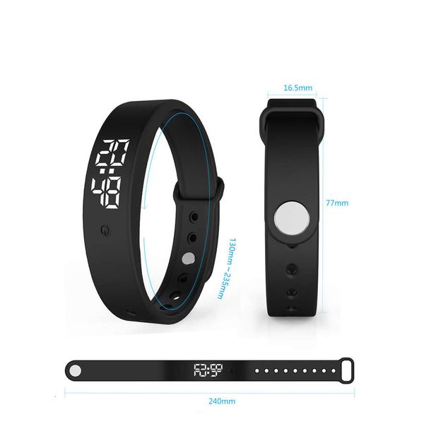 

automatic tt system tracker waterproof watch intelligent vibration alarm fitns wristband