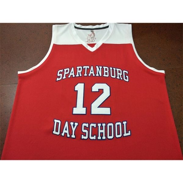 

custom 604 youth women rare zion williamson #12 spartanburg day college basketball jersey size s-4xl or custom any name or number jersey, Black