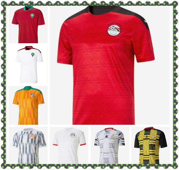 

2020/21 ghana soccer jersey 2021 #9 j.ayew thomas shirt mens #8 schlupp kudus home away football uniform, Black;yellow