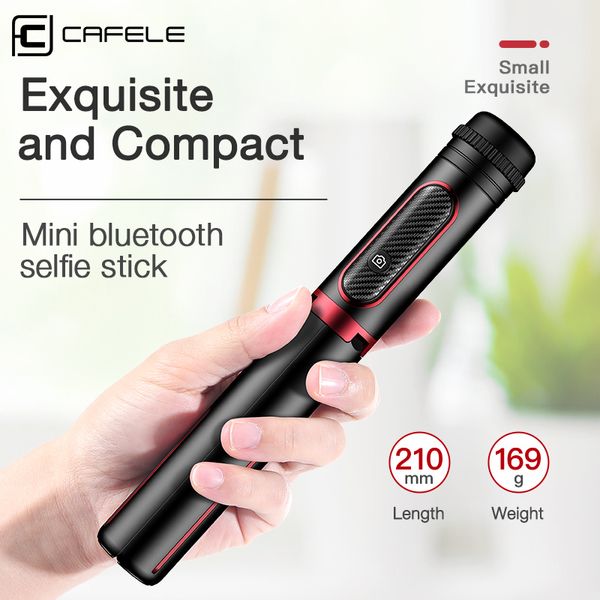 Cafele 3 1 kablosuz bluetooth selfie sopa gimbal stabilizatör katlanabilir el tripod monopod telefon için uzaktan kumanda ile LJ200828