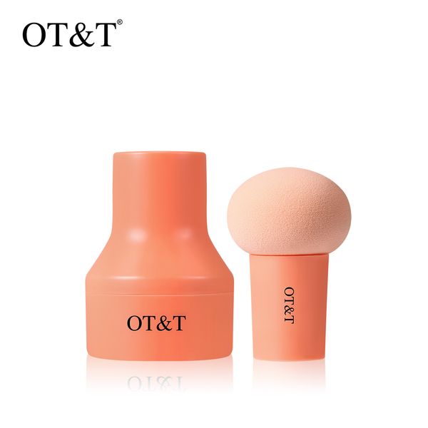 

ot&t professional makeup puff foundation powder liquid cream sponge smooth mushroom shape cosmetic puff sponge beauty tools 0282