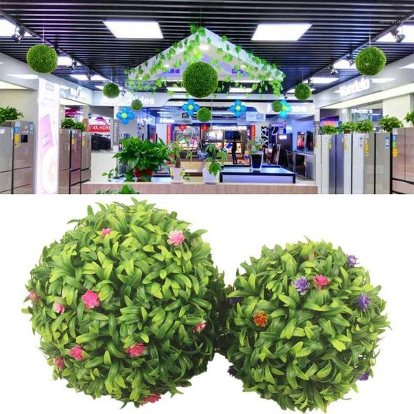 

decorative flowers & wreaths 15-30 cmartificial hanging plants leaf ball plastic leaves faux flower artificial living room mall green decora