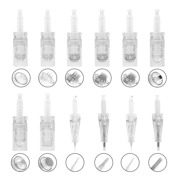 

dr pen needle cartridges bayonet needle suit for n2/m5/m7/e30 original microneedling 10/20/30/50pcs replacement 9pin/12pin/36pin