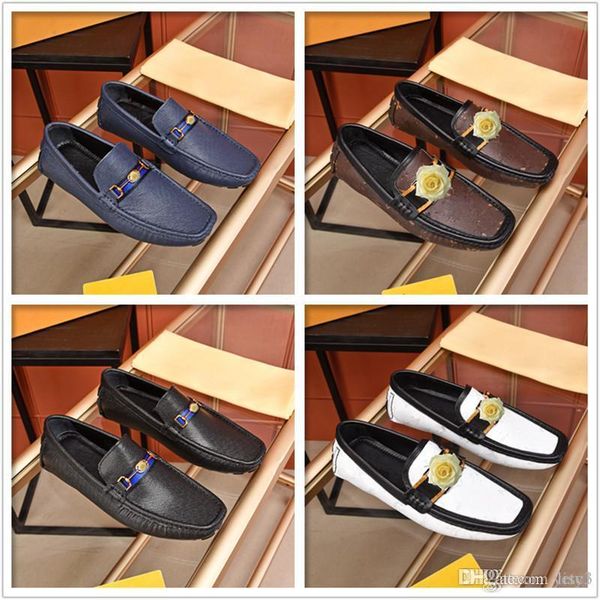 

q7 fashion men's shoes mix-ed color casual slip-on loafers shoes male luxury brands moccasins plus size 38-46 mens oxfords shoes 33, Black