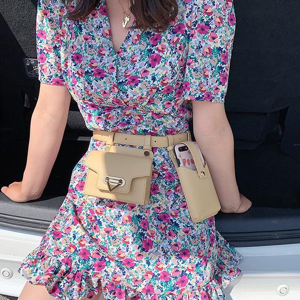 

hbp 2020 ins women chest bag girls waist bag versatile fashion one shoulder phone bags crossbody lady belt waist