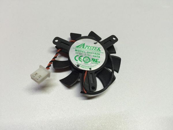 

for apistek ga51s2h -nnta dc 12v 0.18a diameter 45mm 2-wire graphics card fan1
