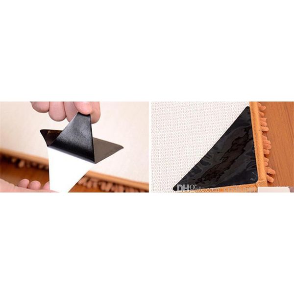 

rug carpet 4 pcs/set mat grippers non slip anti-skid reusable washable grip for home bath living room qyljeg bdetoys