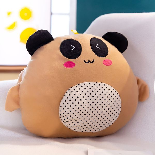 

wholesales hand warmer toy new design custom stuffed plush big pink panther