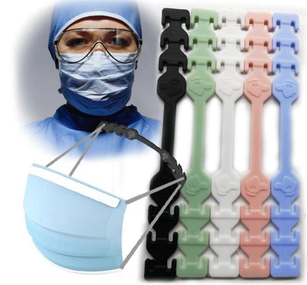 

factory price rope protector masks silicone anti-slip bandage ear hook third gear adjustable face mask buckle wholesale hot