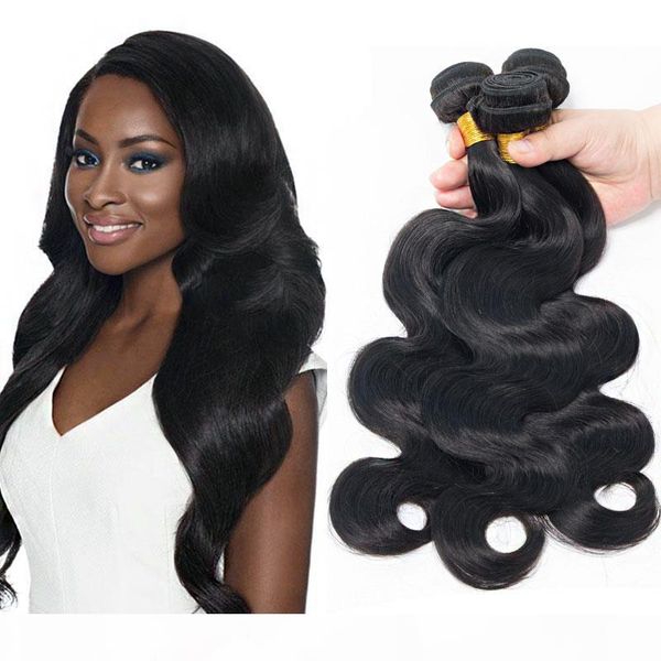 

wholesale brazilian hair 4 bundles body wave weave virgin hair extensions natural black malaysian indian peruvian brazilian wavy hair
