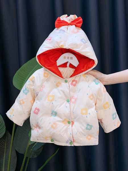 

baby 2020 new winter white duck 1-5 years old 2 children's warm and lightweight down jacket for little girls, Blue;gray