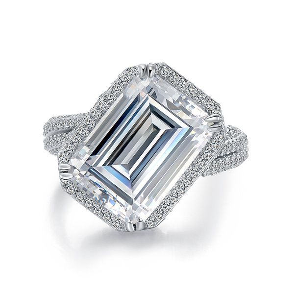 

classic 100 925 sterling silver engagement wedding engagement rings for women fine jewelry gift wholesale, Golden;silver