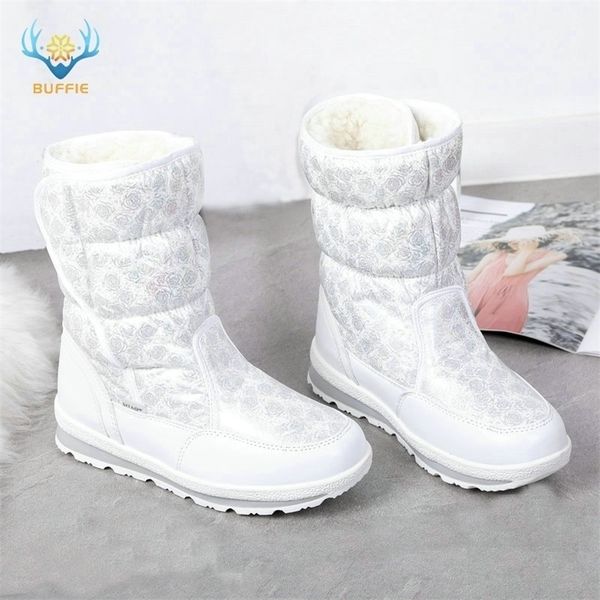 

girls white shoes little princess winter nice looking mini snow size 25 to 41 hook and loop easy wearing boots 201113, Black;grey