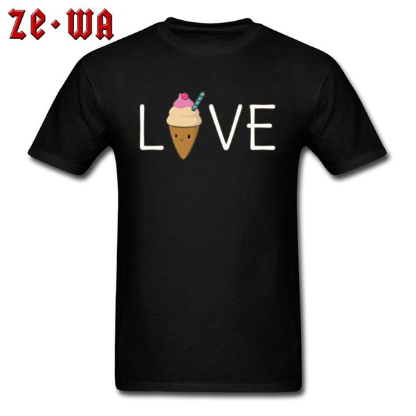 

summer love ice cream t shirt kawaii men t shirt mens cute cartoon tshirt black clothes shirts wholesale sport hooded sweatshirt hoodie
