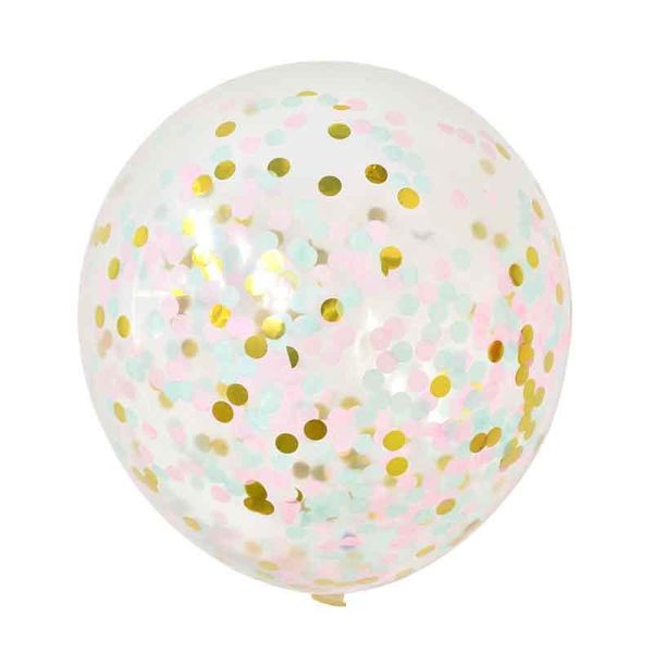 

5pcs 12inch gold confetti balloons latex confetti balloon happy birthday baloon wedding decoration ballon event party supplies wmtjcq