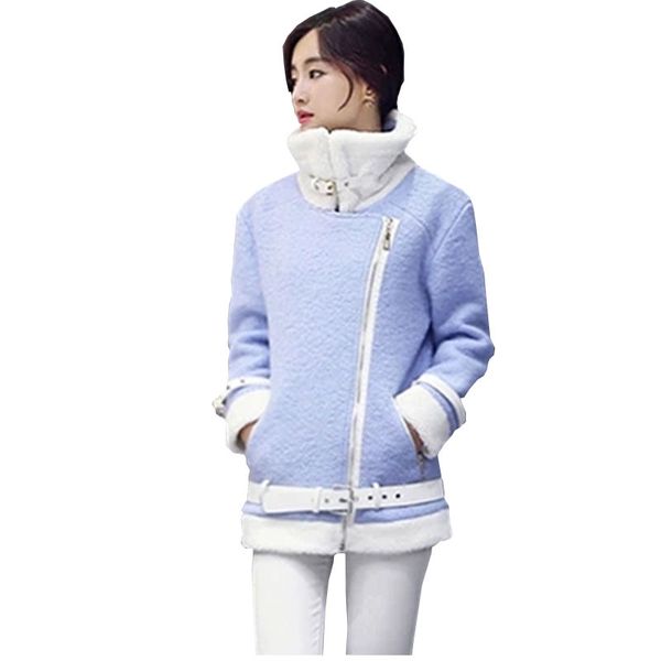 

2020 new great porte of spring women and in autumn fashion wool skinny double cloth short coat r5ch 70ta, Black;brown