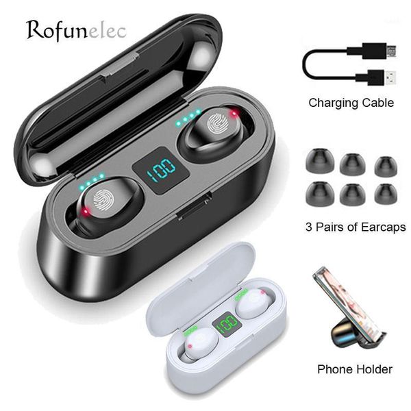 

tws wireless headphone bluetooth earphones waterproof earbuds noise cancel sports headsets with mic handsearpiece1