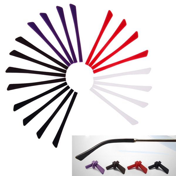 

4 pc anti slip ear hook eyeglass eyewear silicone grip temple tip holder eye glasses accessories