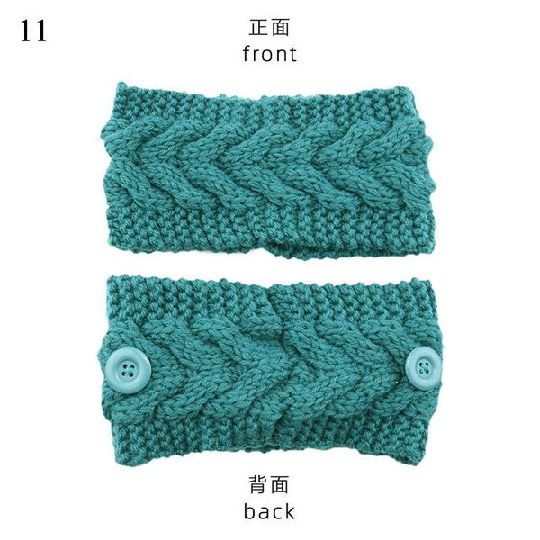 

winter women knitted headband with button crochet bow wide twist hairband lady mask holder turban elastic head wrap headwear q bbyfqu