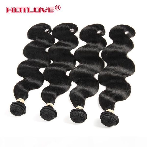 

indian body wave 4 bundle hair with lace frontal closure 8-28 inch unprocessed india virgin human hair extensions body wavy ove products, Black;brown