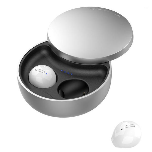 

x21s wireless bluetooth 5.0 mini sports earphone with charging case white1