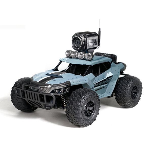 Hipac Elektrisches Hochgeschwindigkeits-Rennauto mit WiFi FPV 720P-Kamera HD 1:18 Funkfernsteuerung Klettern Offroad-Buggy-Trucks-Spielzeug